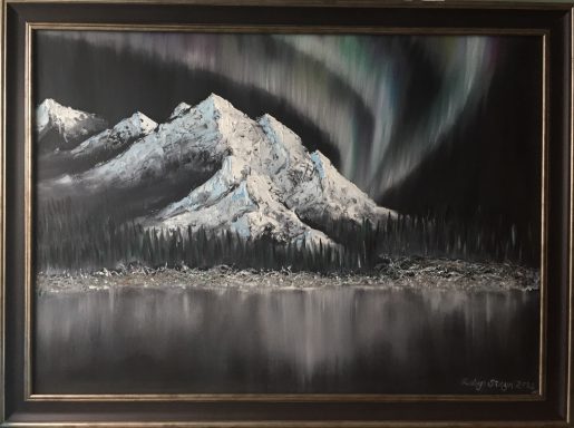 Northern Lights oil on canvas